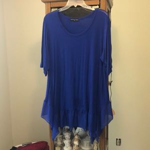 Kim & Cami 2X Royal Blue Top